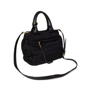 Prada Nylon Bag Tessuto Black Top Fiocco Handle Bow Crossbody